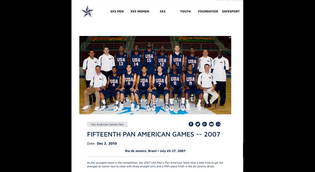 FIFTEENTH PAN AMERICAN GAMES    2007